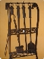 Kaminbesteck mit Holzkorb 292