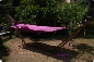 Set - H�ngematte mit Holzgestell Lilalaune 380 cm