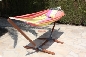 Holzgestell f�r H�ngematte - Wetterfestes Holz - Gestell und H�ngematte Sunrise 4288