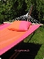 H�ngematte mit Holzgestell 380 cm Eukalyptusholz Mandarin 4315