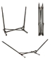 Multifunktionsgestell 5 teilig mit H�ngestuhl, H�ngematte Black