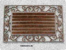 Fussmatte gusseisern mit Zertifikat 9 kg Rustikal Rollen 068