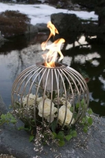 Feuerkugel mit 1 Liter Bio - Brenngel -1069