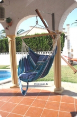 Gro�er H�ngestuhl mit Fu�ablage Ocean 3987