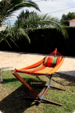Ellaidhoo H�ngematte mit Gestell Holz Mudanza 4276
