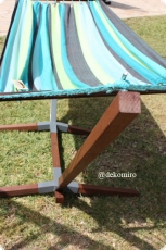 H�ngematte Nizza und Hartholz - Gestell Mudanza 4281