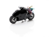 Troika Motorrad Wheelie black Briefbeschwerer mit Magnet