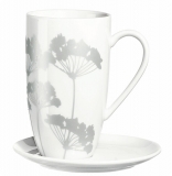 ASA Geschirr Tasse Flora wei�