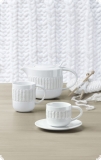 ASA Teekanne Laine Blanche mit Strickrelief 1,4l