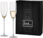 Preview: Eisch Sekt-oder Champagnergläßer gold/weiß Champagner exclusive 500/79