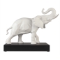 Preview: Göbel - Atelier 8 | Dekorative Statue / Figur Elefant | Porzellan - 57 cm - Limitierte Auflage