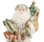 Preview: Goebel FF S SU Santa mit Geschenken grÃ¼n und MW Fitz and Floyd Fitz Floyd Christmas Collection Bunt 