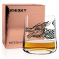 Preview: Ritzenhoff 2er Next WHISKY Whiskyglas von Olaf Hajek Drache + Lindwurm im Dekomiro Set mit Glasreinigungstuch 2020