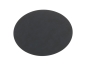 Preview: Leder Tischset Oval Nupo black
