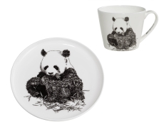Marini Ferlazzo Panda Teller+Becher 
