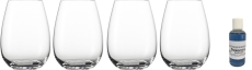 Eisch Superior Sensis Plus Becher Trinkgläser 500/9 im 4er Set mit 50 ml Spülmittel gratis