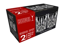 Dekomiro Set RIEDEL TUMBLER COLLECTION SPEY SINGLE OLD FASHIONED 2er Set mit Glasreinigungstuch