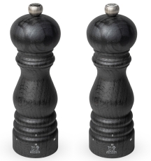 Dekomiro Peugeot Paris Set graphit 22 cm Pfeffermühle und Salzmühle mit 100 gr. Salz Geschenkverpackung