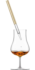 Eisch Whisky Pipette gold Gentleman im Geschenkkarton