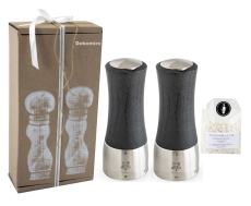 Dekomiro Geschenkset Peugeot Madras Graphit Pfeffer- und SalzmÃ¼hle u'Select Madras Graphit, 16 cm