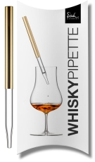 Eisch Whisky Pipette gold Gentleman im Geschenkkarton