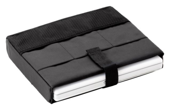 Aktenkoffer mit Notebooktasche in warmen cognac - braun  4008