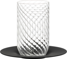 Dekomiro Eisch Twist  LatteMacchiato 133/22 schwarz mit Untertasse