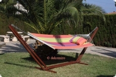 Stabhängematten Sunrise wahlweise mit Kissen und 2 verschiedenen Größen