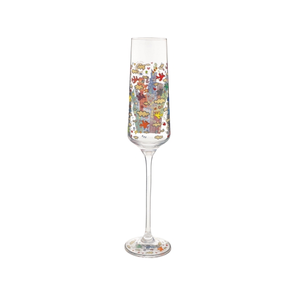 Sektglas James Rizzi My New York City Night