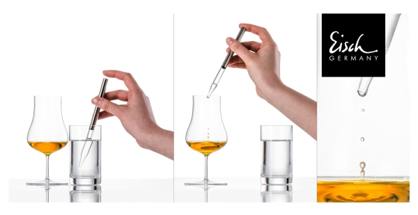 Whisky Pipette Schwarz Eisch