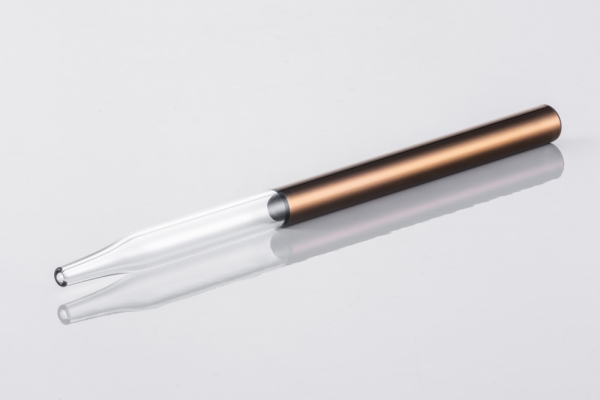 Eisch Gentleman Whisky Pipette 999/6  im Geschenkkarton Kupfer