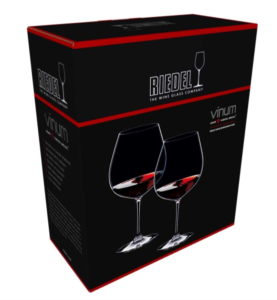 2 Stück Riedel VINUM PINOT NOIR Gläser (BURGUNDER ROT)