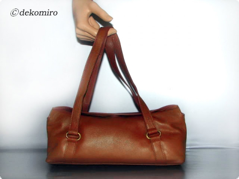 Handtasche in Baguettform klein 865