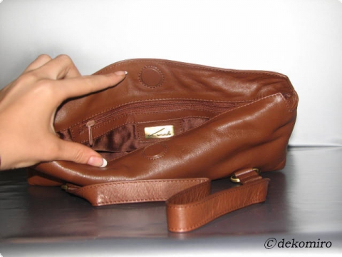Handtasche in Baguettform klein 865