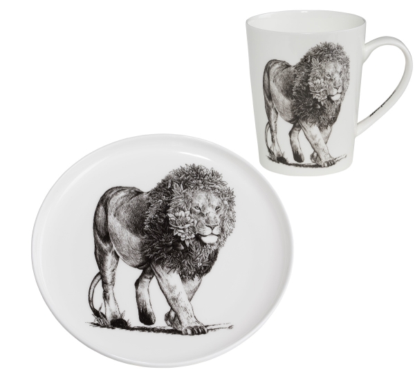 Maxwell & Williams Marini Ferlazzo Becher und Teller African Lion Löwe