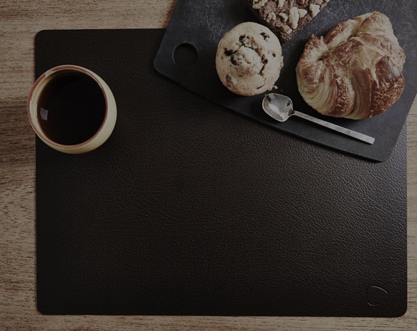 Platzset dunkel braun Square