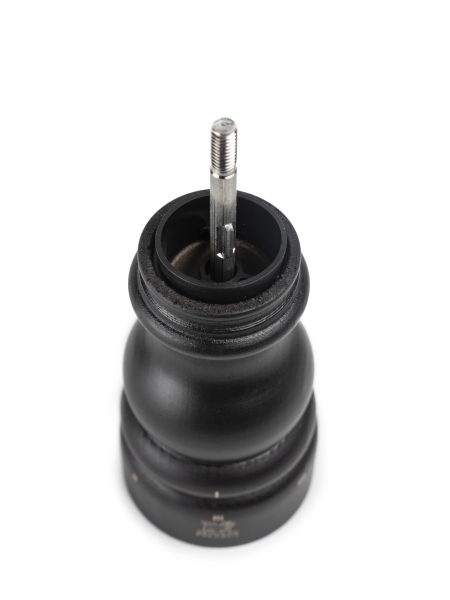 Dekomiro PEUGEOT - Set Paris Pfeffermühle und Salzmühle u'Select 15 cm – 6 voreingestellte Einstellungen Schokolade im Dekomiro Geschenkset mit 100 gr. Salz